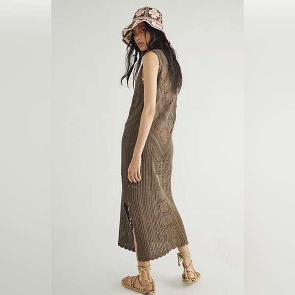 Free People Beach Santorini Fauxchet Sweater Dress - Picture 2 of 15